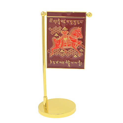 41ZlwLuKH2L Feng Shui Statue Flag of Victory Red Victorious Horse...