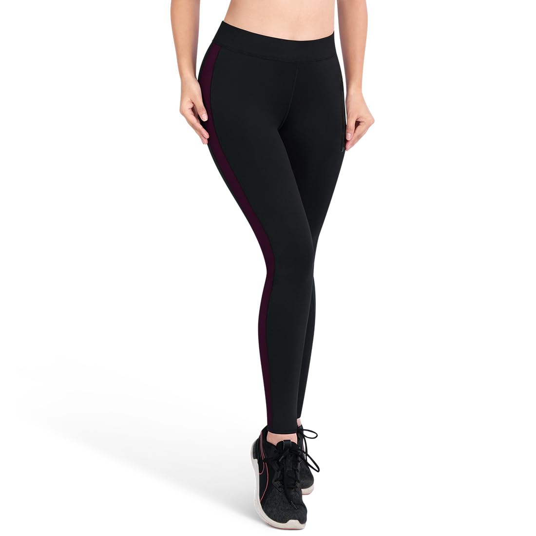 dermawear Women's High Waist Skin Fit Activewear Workout Leggings (AS-708)-picture-42