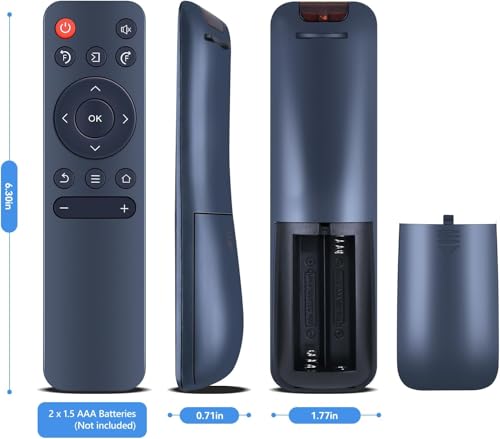 Image of K2 Remotes Compatible for Zebronics Android Pixaplay Smart LED Projector Remote - Version 01 | IR Replacement Controller | Match with Old Remote Before Purchase