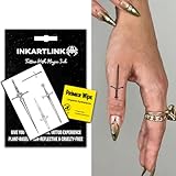 INKARTLINK Semi Permanent Tattoo, Cool Party Tattoos, Beautiful and Realistic Designs, Fun Tattoo Experience, Cruelty-free, Non-reflective, Waterproof (Sword)