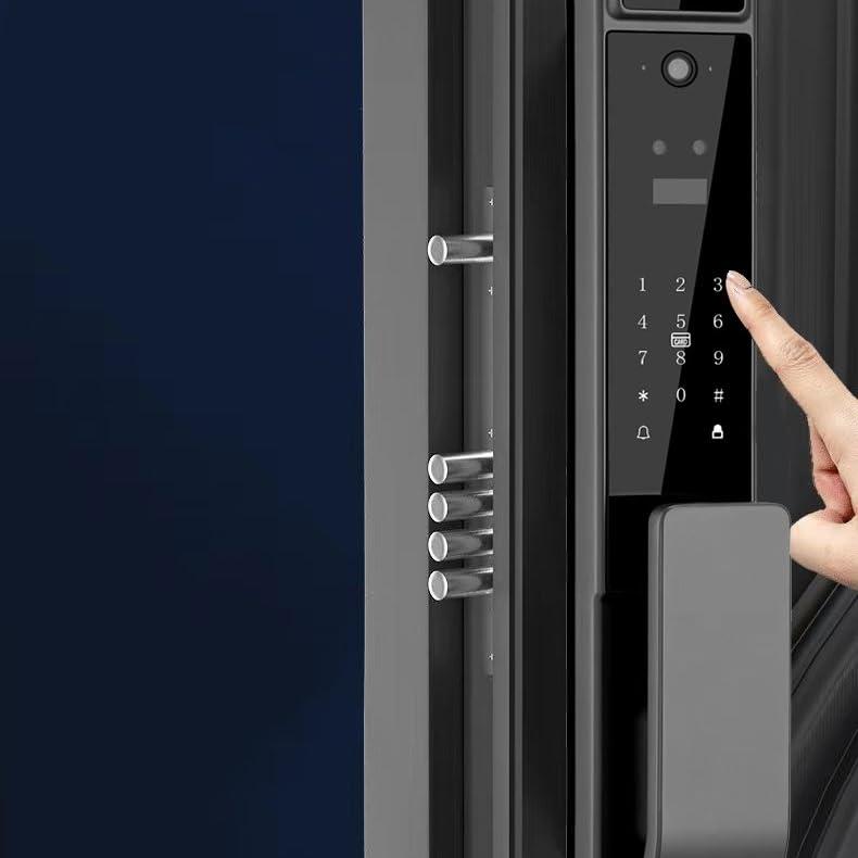 Serrure connectée reconnaissance 3D avec empreinte et carte