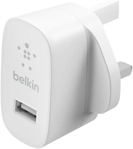 Belkin USB Charger 12W (USB Wall Charger for iPhone, iPad, AirPods, Samsung Galaxy, Google Pixel, more) iPhone Charger, Pixel Charger