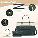Imagen de RAINSMORE Bolso Universidad Mujer Bolso Mujer Grande con Clutch Impermeable Bolso Ordenador Portatil 15