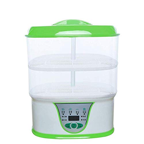 HEMFV Automatic Seed Sprout Machine Bean Sprout Machine Large Capacity Intelligent Time Control 360 Degrees of Sprinkler to Provide A Healthy Growth Environment for Bean Sprouts.