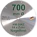 Produktbild HM Kreissägeblatt 700 x 30 Z= 84 SWZ SUPER nagelfest Sägeblatt 700mm für Bauholz Naturholz Brennholz Hartholz Schalholz Faserplatten Leimholz zum Sägen Wippsäge Tischkreissäge Kreissäge Brennholzsäge