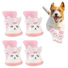 Breathable Mesh Dog Boots for Small Dogs, Summer Puppy Booties, Protectors for Bichon Teddy, 4 Pieces