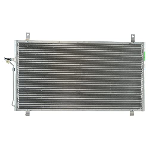 Image of TRQ A /C Condenser and Receiver Drier Assembly Compatible with 2003-09 Nissan 350Z