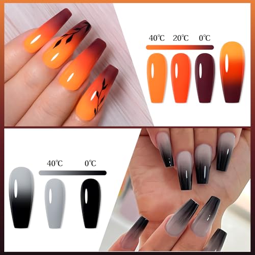Set de esmaltes gel cambiantes MEET ACROSS 12 colores miniatura 6