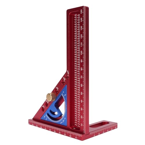 Regla medidora de ángulos múltiple aluminio ajustable 165mm miniatura 2