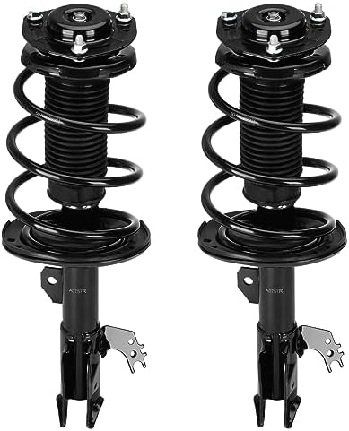 2-Pack Front Complete Strut Assembly For Toyota Corolla 2003-2008 - Includes Coil Spring & Shock, Replaces 172114/172115
