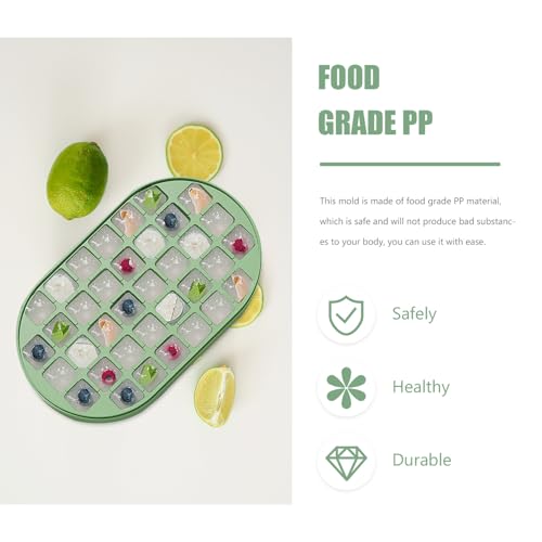 Molde Para Cubos De Hielo Grande Con Cucharón Verde miniatura 3