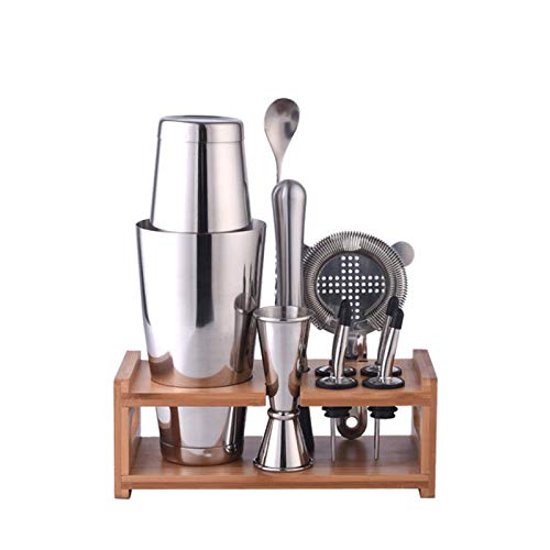 Bar Set 16pcs/set Acrylic Stainless Steel Cocktail Shaker Ba...