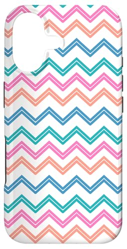 Multicolor Chevron Geometric Zig Zag Pattern Women Girl �X�}�z�P�[�X iPhone 17 �p