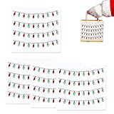 Versatile Holiday Craft Use: ideal for scrapbooking, card making, journaling, party décor, gift wrapping, or DIY projects, offering a simple way to decorate and enhance holiday creations while inspiring creativity and personal expression during Christmas or winter festivities