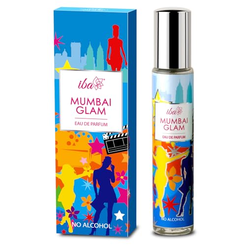 Image of Iba Eau De Parfum - Mumbai Glam, 15 ml, Perfume Spray | Long Lasting Floral & Fruity Fragrance For Women | Skin Friendly Fresh Perfume for Everyday Fragrance | Alcohol-Free | Halal Certified & Vegan