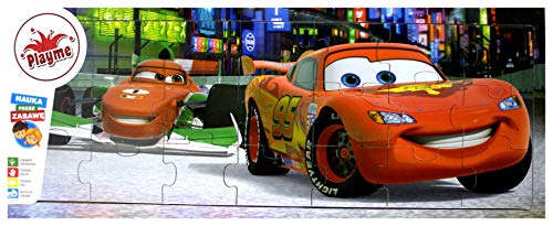 MGM- Puzzle Bois-Cars, 052417, 21 Pièces