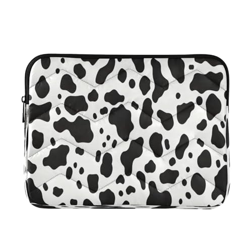 Funda para portátil 13-14 pulgadas impermeable patrón manchas vaca