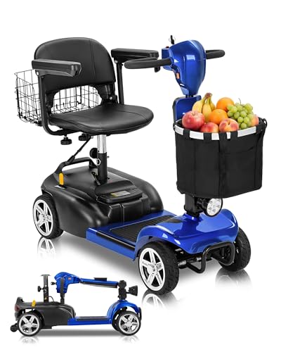 Ecomobi 20-45 Miles 4 Wheels Mobility Scooter for Adults/Sen...