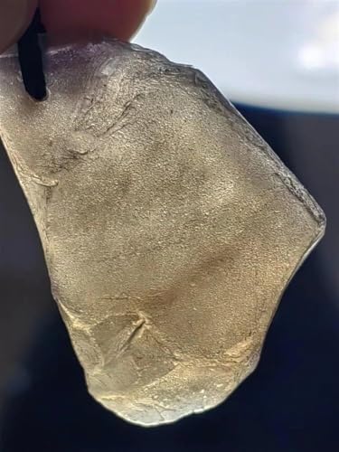 Collier Météorite Solitaire d'Exception en Tectite brute pure