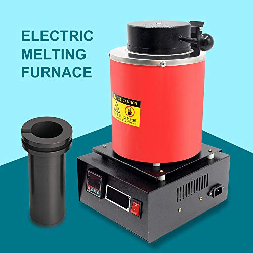 Goodcrafter GC-SG-RRL-2KG-110V Gold Melting Furnace 1150℃ /2102 ℉ Automatic Digital Melting Furnace Machine With Graphite Crucible For Precious Metals Gold Silver Jewelry,1400W thumb #1