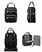 LUGGEX Underseat Carry On Luggage with Wheels, UDK Stylish Lightweight Under Seat Luggage, Soft Sided Personal Item Suitcase for Short Trip (UX-Core, Black, 16 Inch)