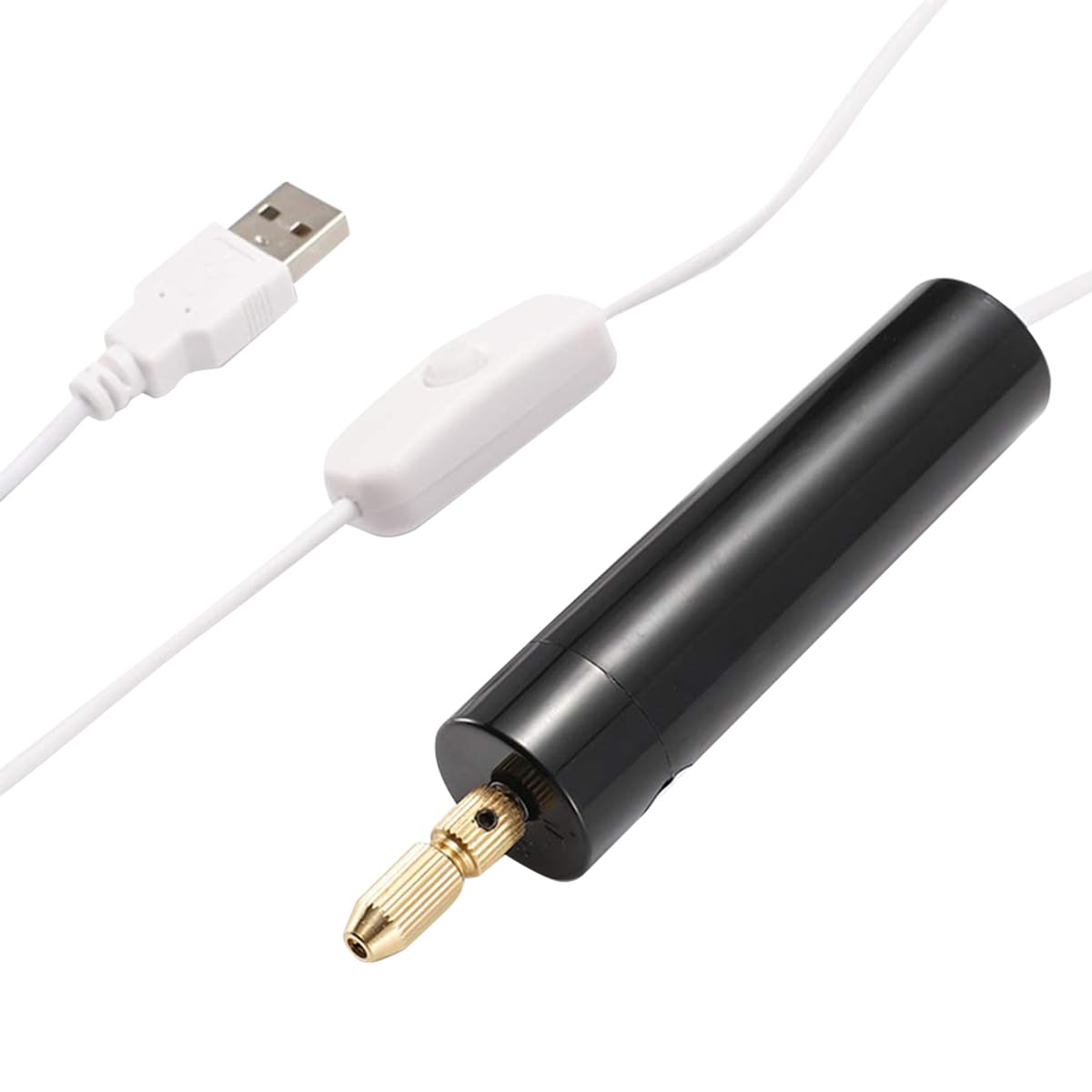 Mini Trapano Elettrico per Artigianato 0,7-1,2 mm Piccolo Trapano a Mano per la creazione di Gioielli Fai da Te