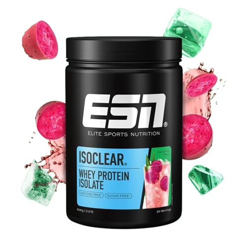 ESN ISOCLEAR Whey Isolate Proteinpulver Cactus Fruit 908 g Proteinlimo mit fruchtig leckerem Geschmack - made in Germany