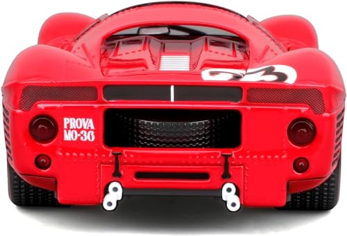 Image of Bburago - 1 /24 Scale Model Compatible with Ferrari 330 P4 Daytona 1967 Racing Car Model