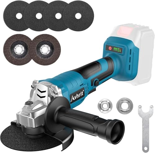 Avhrit ディスクグラインダー 充電式 18V 125mm ブラシレスモーター搭載...