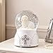 Mr.Winder Jesus Loves Me Snow Globe, Jesus White Lamb Baptism Music Box, Religious Gift for Pastors Girls Wife Girlfriends Friends Easter Birthday Present
