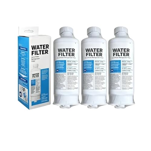 Compatible con Samsung DA97-17376B, HAF-QIN/EXP, filtro de agua de refrigerador de repuesto, vida útil de 6 meses, certificado NSF(3PCS)