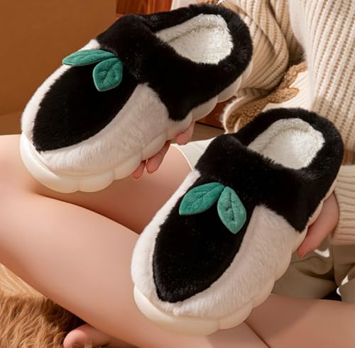 Solyinne Kawaii Strawberry Slippers for Woman Men Fuzzy House Memory Foam Slipper Cute Furry Lined Bedroom Shoes Indoor/Outdoor4