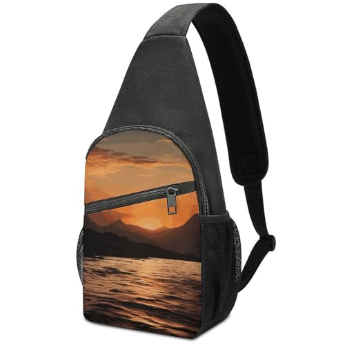 Bolso Sling para Hombre y Mujer, Pequeña Mochila para Senderismo miniatura 1