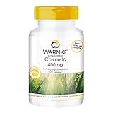 Chlorella 400mg - Chlorella vulgaris Algenpulver - mit Chlorophyll und Vit. B12 - vegan - 500 Tabletten - Großpackung