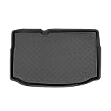 MOTOS Tapis de coffre en PE pour Citroen C3 II 2009-2016 Rendez votre voyage plus confortable grâce à ce tapis de voiture durable - Tapis de coffre de voiture tout temps, protection contre les salissu