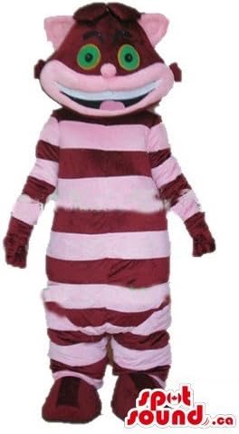 Amazon ワンダーランドチェシャ猫の漫画のキャラクターspotsoundマスコットカナダの衣装でアリス コスプレ 仮装 通販