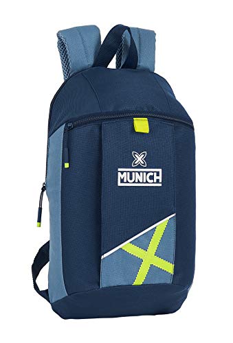 Safta Mini Mochila Uso Diario de Munich Lima  220x100x390mm