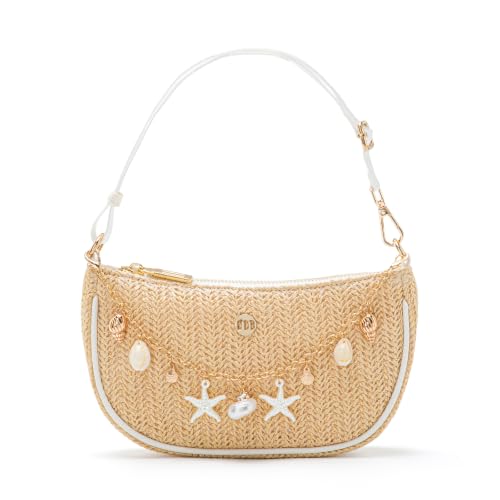 Image of Shoulder Bag for Women Handbags with Adjustable Strap Underarm Purse Mini Clutch Purses Trendy Crescent Bags 1L