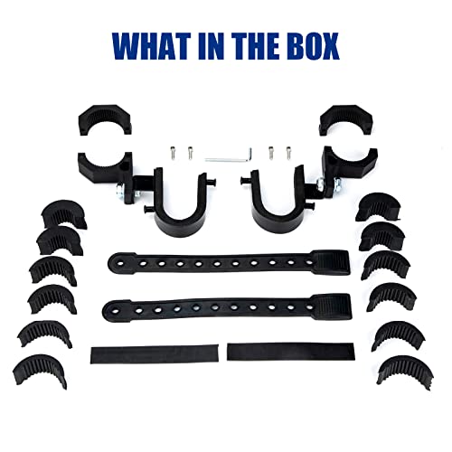 Ihoven Utv Gun Rack - Roll Bar Tool Utv Gun Holder Fits For 1" 1.5" 1.75" 2" Roll Bars | Compatible With Polaris Rzr Ranger Can Am Kawasaki Snowmobile Golf Cart #TOP5