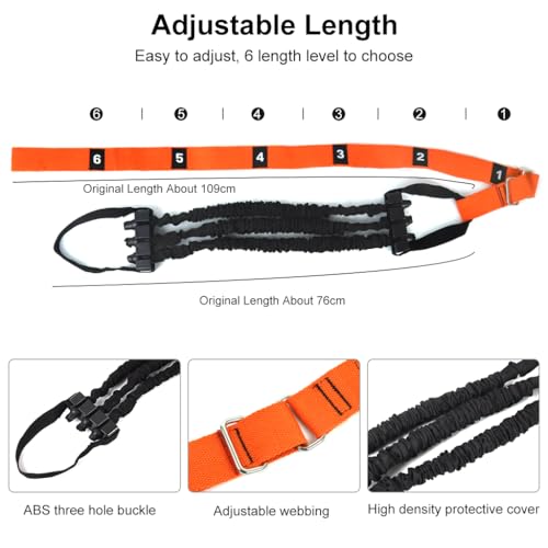 Proberos® Pull up Assist Band Resistance, Band with Foot Loop, Adjustable Anti Snap Chin Assistance, Elastic Resistance Band, resistance band for Home Gym Strength Training, Up to 440 lbs Assistance 3 41Zm3TEYpVL