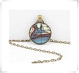 Geschenktasche Pensacola Florida Gulf Coast Florida Vintage Karte, Geographie Geschenk-Anhänger, ein schönes Geschenk.