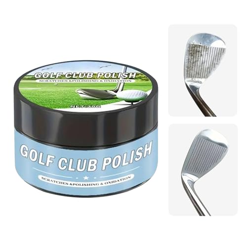 Golf Clubs Polish - Nettoyeur de club de golf - Kits de polissage pour club de golf - Baume antirouille pour tournois d'extension de durabilité - Préparation...