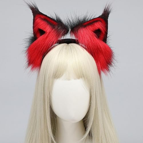 Serre-tête oreilles de chat avec mécanisme mobile pour Halloween