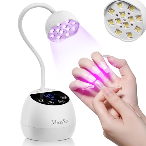 Image of MelodySusie Gooseneck Cordless UV Nail Lamp P-ArtM2 Light for Nail Tips