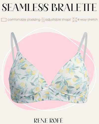 Rene Rofe Girls' Training Bra - 3 Pack Padded Wire-Free A-Cup Girls Sports Bra Cami - Breathable Training Bras for Girls2