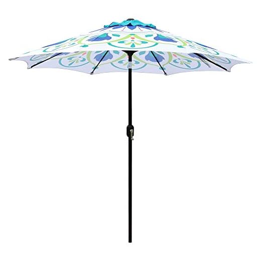 Best outdoor hanging umbrella ABBLE 9 Ft Stylish Outdoor Umbrella with Tilt