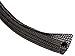 1/2" F6 Braided Wrap Around Sleeving - 150FT - Black