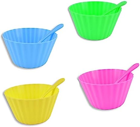 Liquidation Pallets! Cartoon Candy Color Ice cream Bowl with Spoon- Ice Liquidation Pallets! Cartoon Candy Color Ice cream Bowl with Spoon- Ice