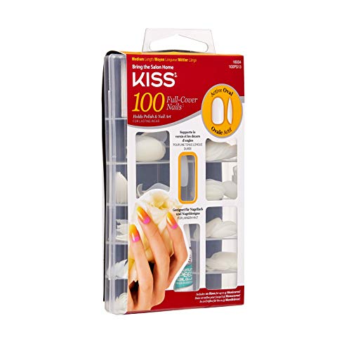 Kiss Ny Unha 100 Naturais Oval Medio, Kiss New York, Natural