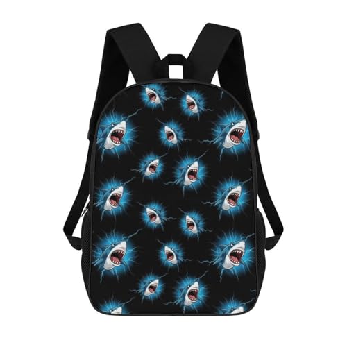 Shoulder BookBags Shark Sports Outdoor Running, Camping Backpack Men Women